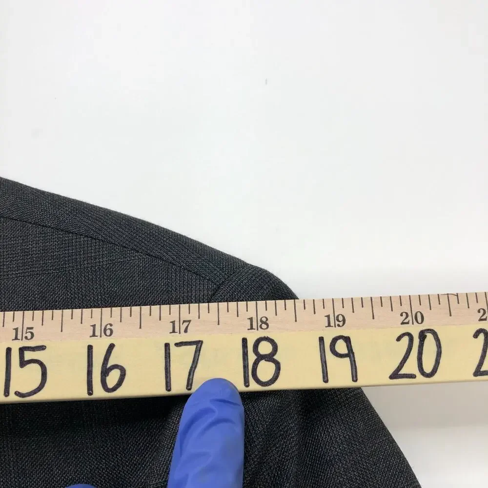 Joseph & Feiss Gold NO TAG 44 Glen Plaid Blazer Suit Sport Coat Jacket Gray